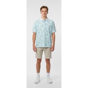 Vintage 80s 90s Windham Pointe Grandpa Core Hawaiian Resort Core Floral Polo-L